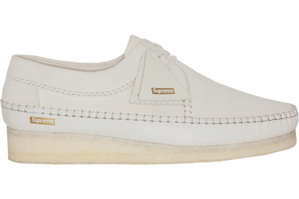 Clarks Weaver Supreme White