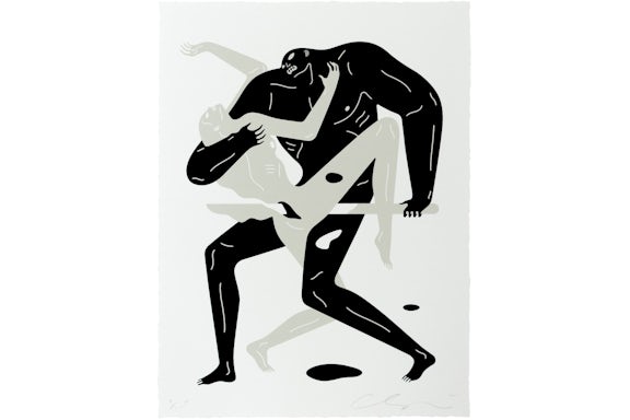 Cleon Peterson Between the Sun and Moon Print (Signed, Edition of 125) White