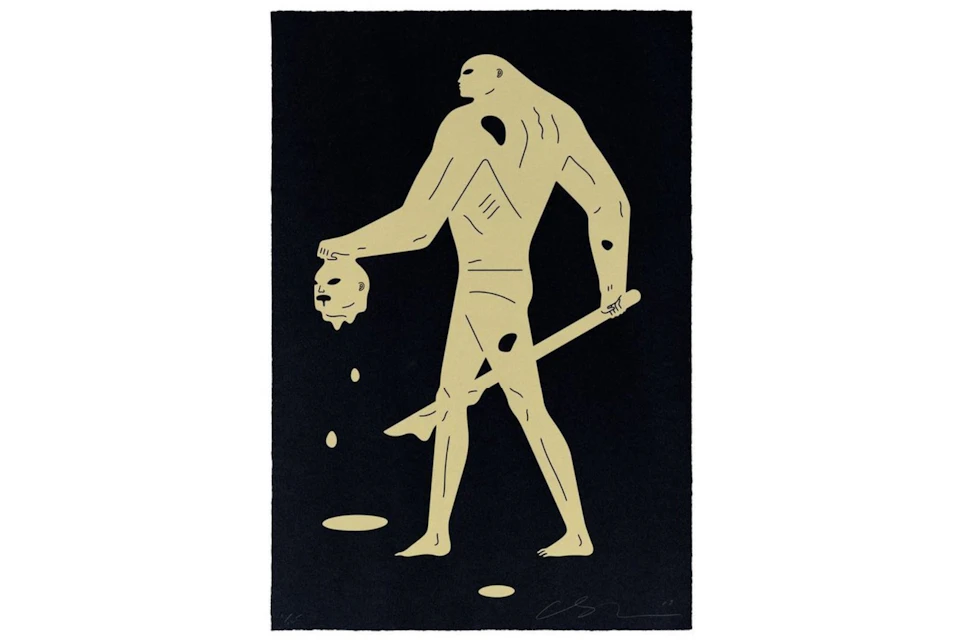 Cleon Peterson Headless Man Print (Signed, Edition of 125) Black/Gold