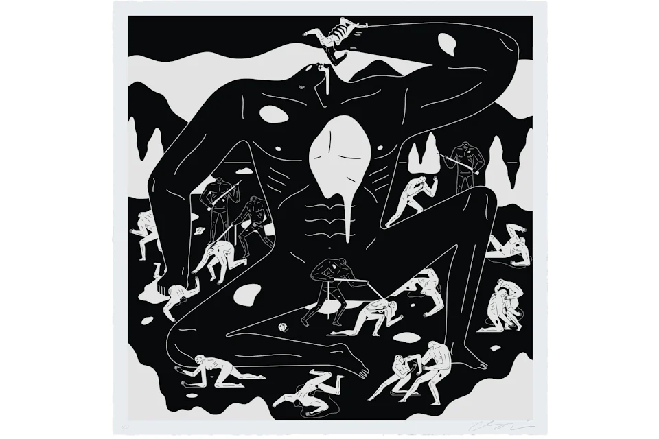 Cleon Peterson Punishment (Bone) Print (Signed, Edition of 125)