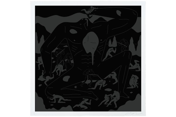 Cleon Peterson Punishment Print (Signed, Edition of 50) Black