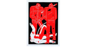 Cleon Peterson The Pissers Print (Signed, Edition of 150) Black