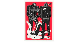 Cleon Peterson The Pissers Print (Signed, Edition of 150) Red