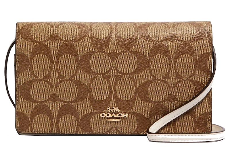 Coach foldover crossbody bag hot sale