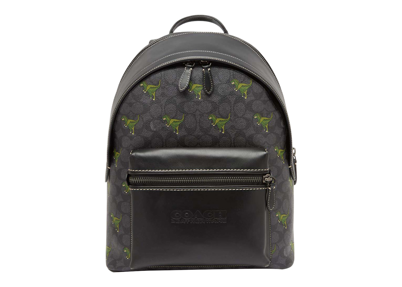 Coach Backpack Coach Rexy Signature Charter Charcoal in Canvas with Gun  Metal-tone - US