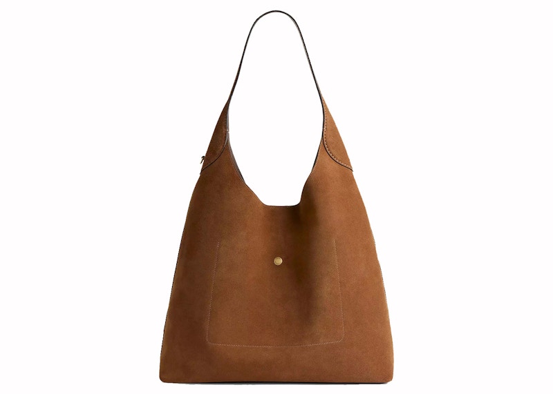 Coach Brooklyn Shoulder Bag 39 Suede/Brass/Cedar