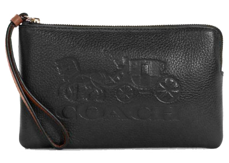 Black coach online wristlet