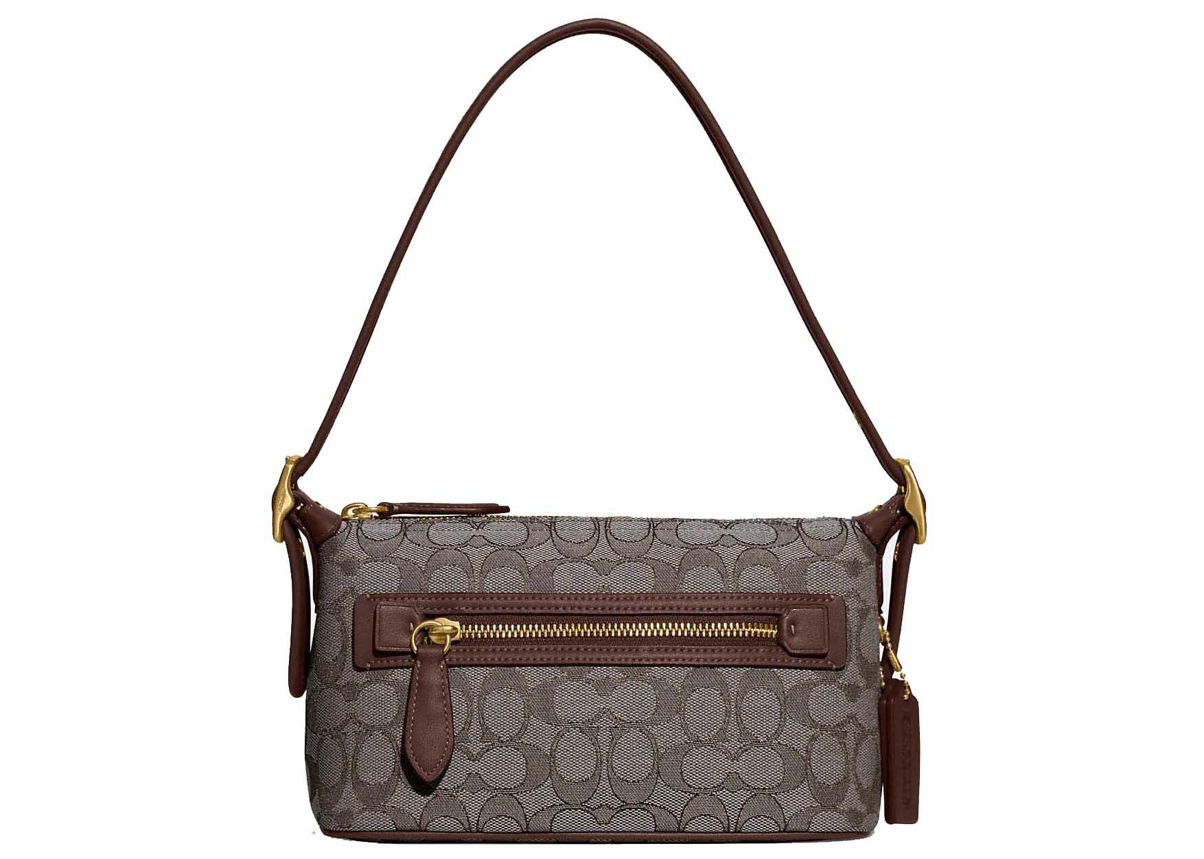 COACH Signature Embossed Gunmetal Shoulder Bag #29739 – ALL YOUR BLISS