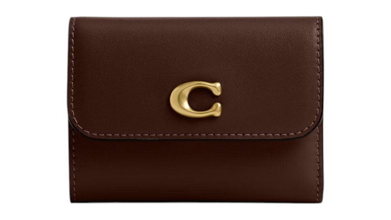 Coach Essential Card Holder Wallet Maple