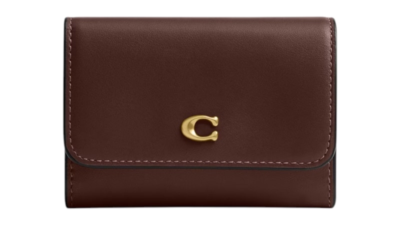 Coach Essential Flap Card Case Maple
