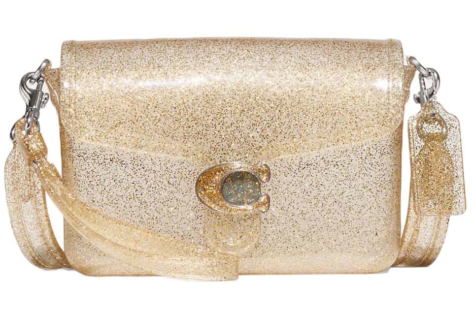 Coach gold glitter purse Clearance