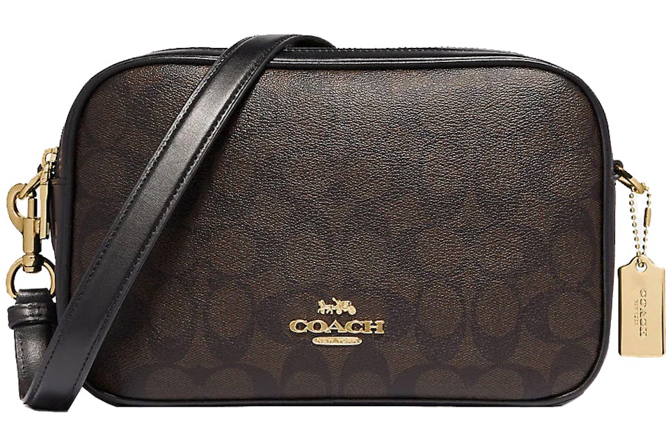 Coach crossbody clutch brown Clearance