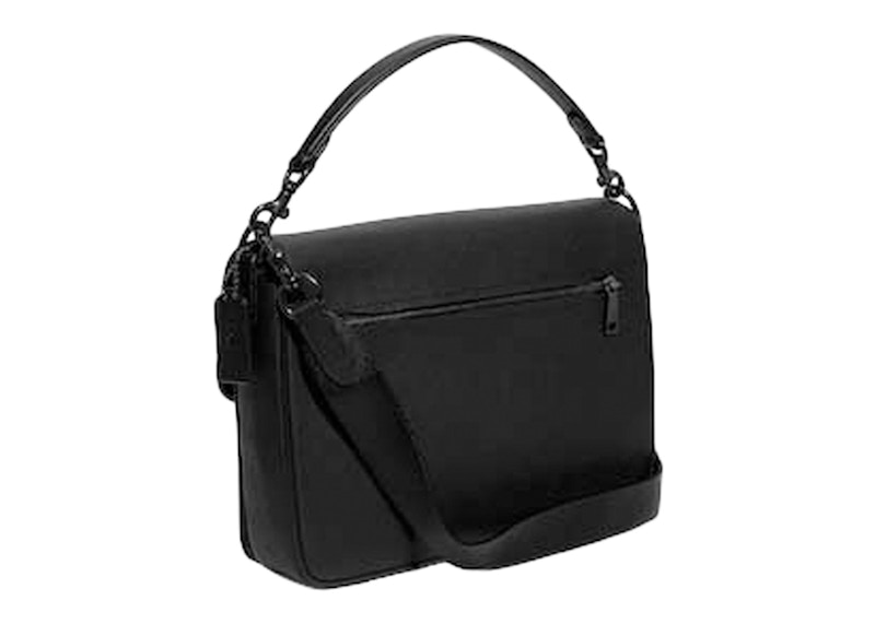 Coach black messenger discount bag