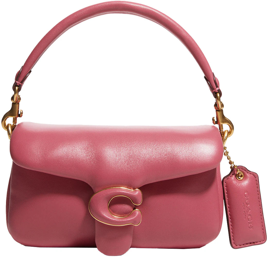 Coach Pillow Tabby Shoulder Bag 18 Rouge in Leather with Gold-tone