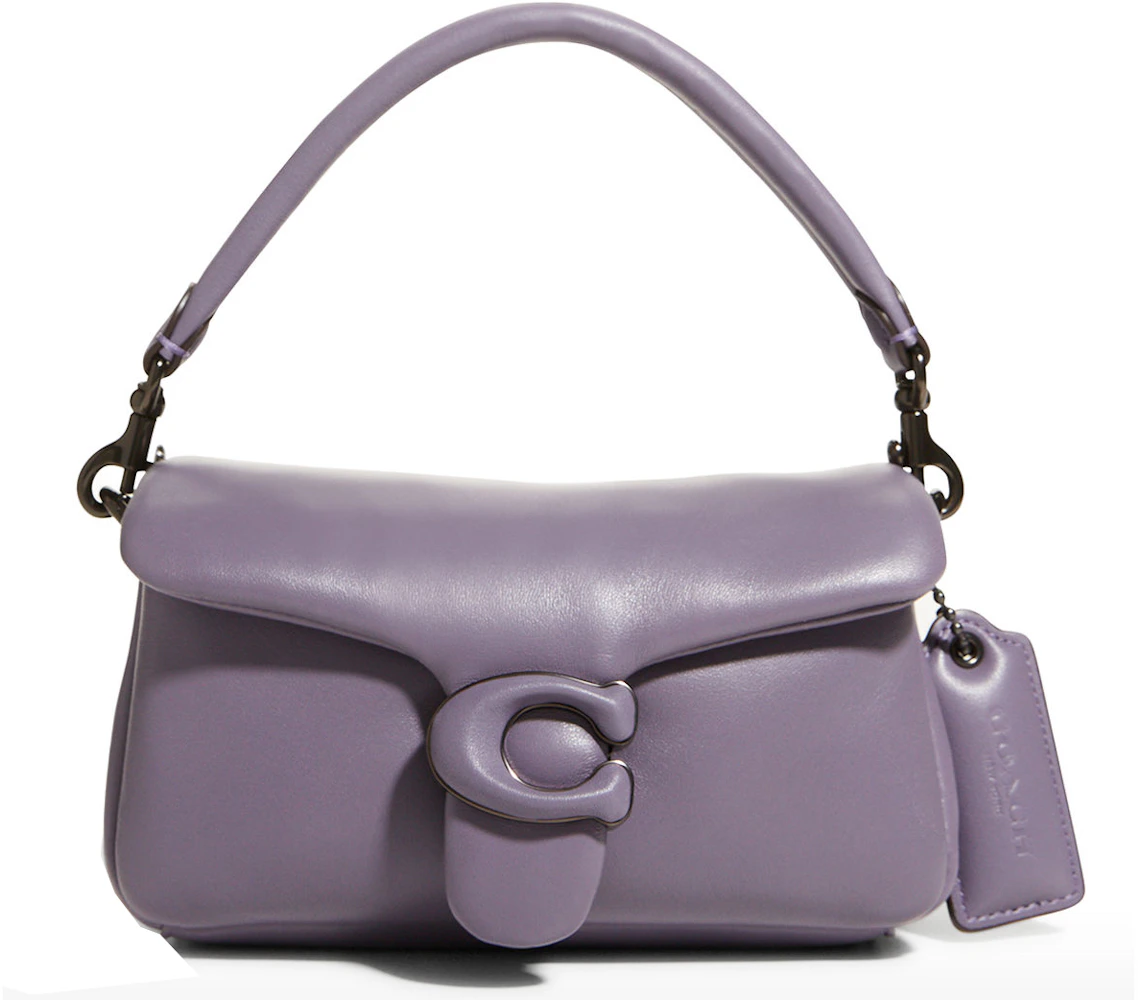 Coach Pillow Tabby Shoulder Bag 18 Vintage Purple in Leather with Black ...