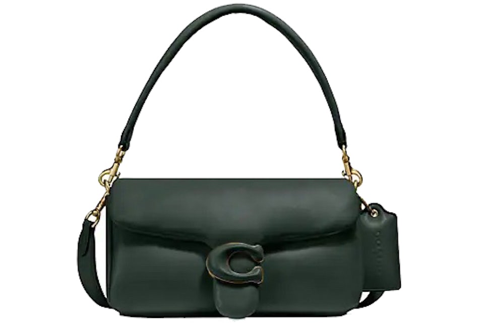 Coach green satchel Clearance