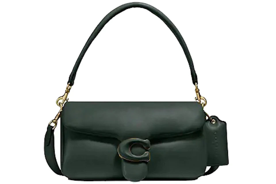 Coach Pillow Tabby 26 Leather Shoulder Bag Amazon Green in Leather with  Gold-tone - US
