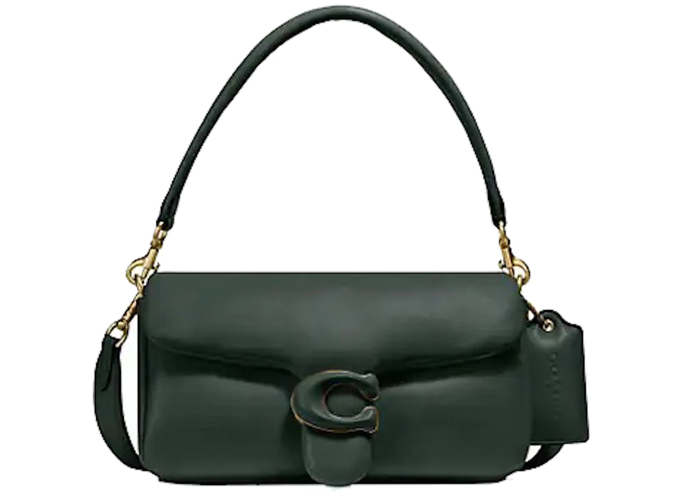 Coach Pillow Tabby 26 Leather Shoulder Bag Amazon Green in Leather with  Gold-tone - US