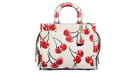 Coach Rogue 17 With Cherry Print Chalk/Multicolor