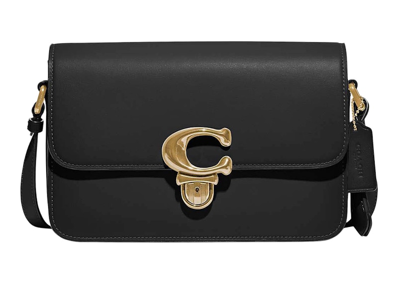 Black and gold online coach bag