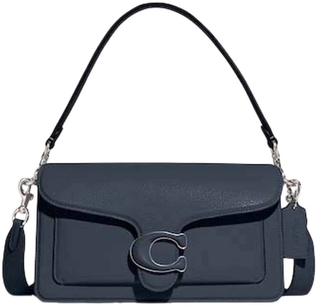 Coach Shoulder Bag Tabby 26 Denim in Leather with Silver-tone - US