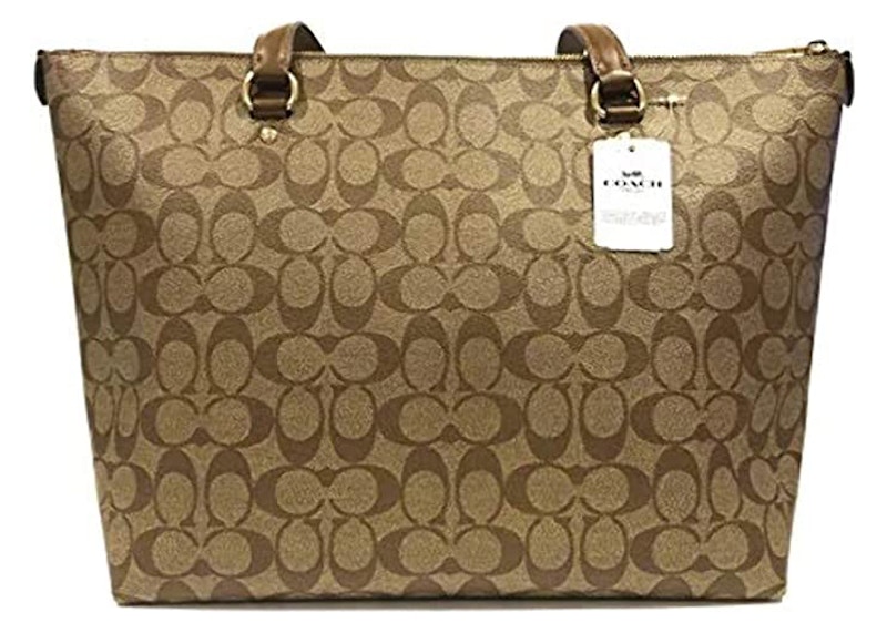 Gold cheap coach tote