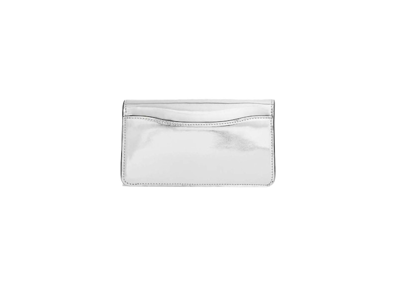 Coach Tabby Crossbody Wristlet Silver/Silver