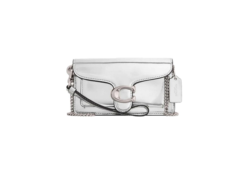 Silver coach hot sale wristlet