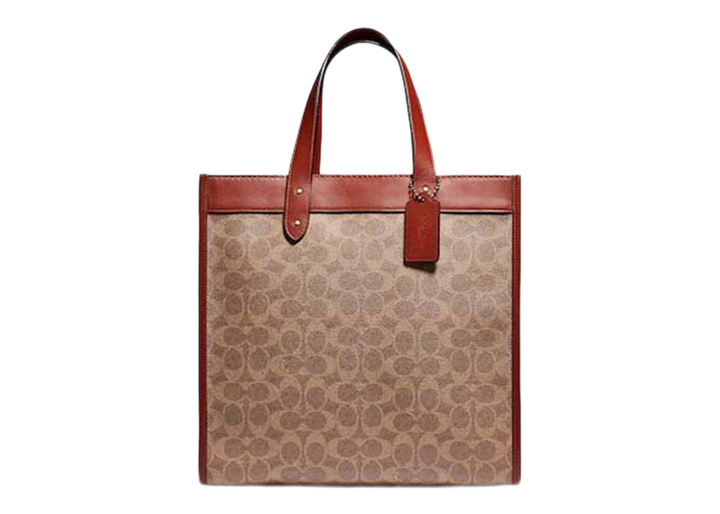COACH Coated Canvas Signature Day Tote, Tan Rust, One Size : Clothing,  Shoes & Jewelry - Amazon.com