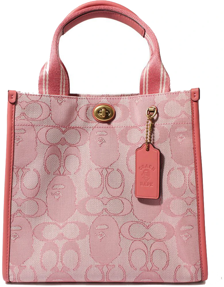 COACH Swinger Monogram Tote Bag in Pink