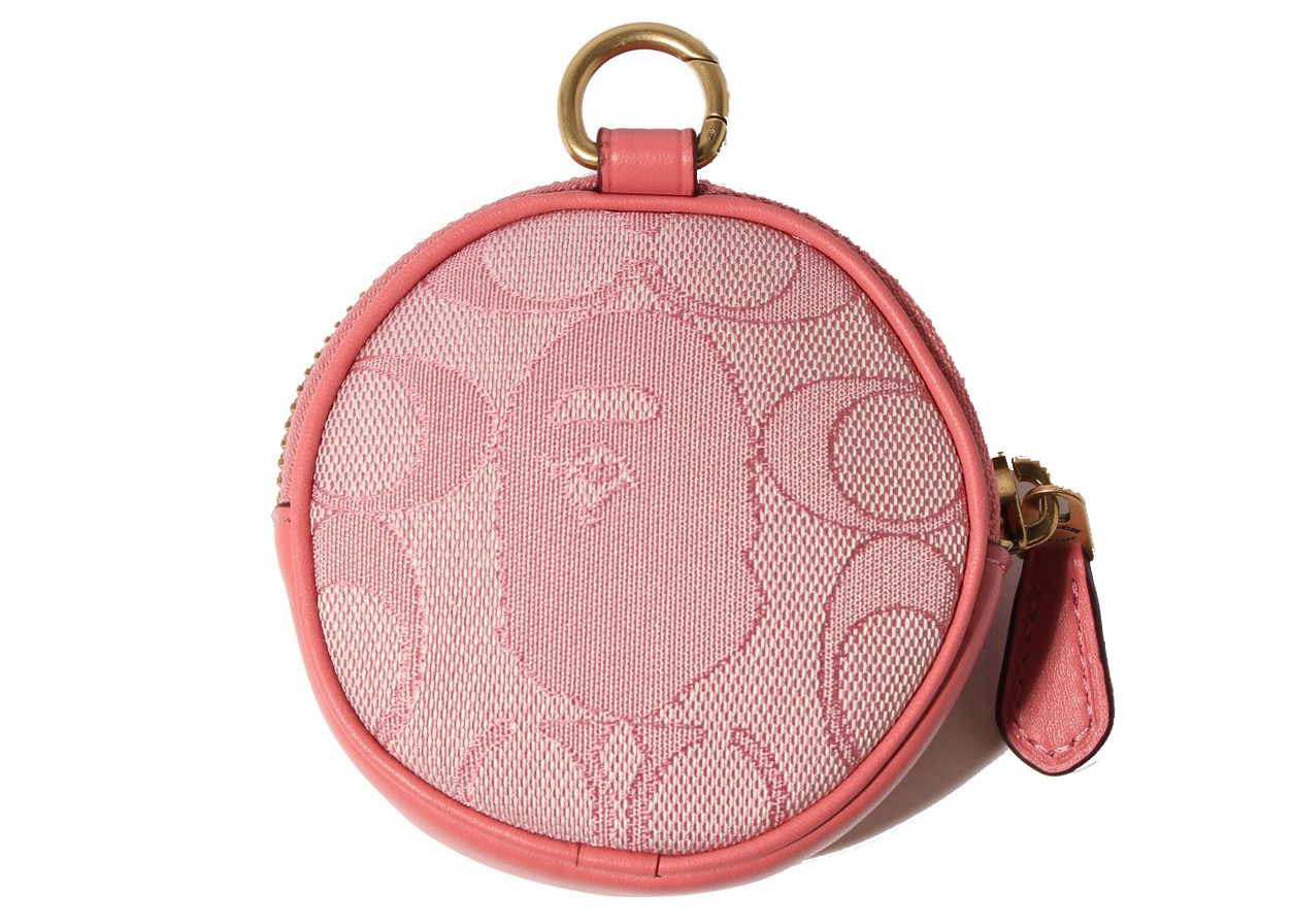 Coach Round Coin Case With Rexy And Carriage - Women's In Pewter/black |  ModeSens | Coach coin purse, Coach leather cleaner, Coach