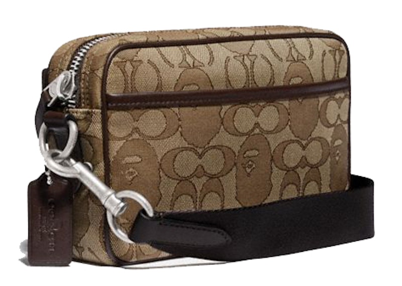 Coach x Bape Academy Crossbody Signature Jacquard With Ape Head 