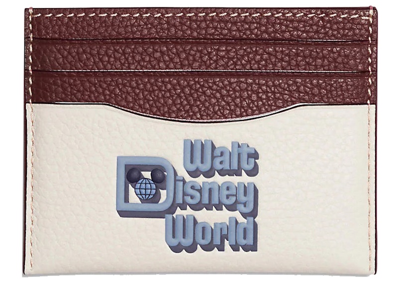 Coach x Disney Card Case Chalk