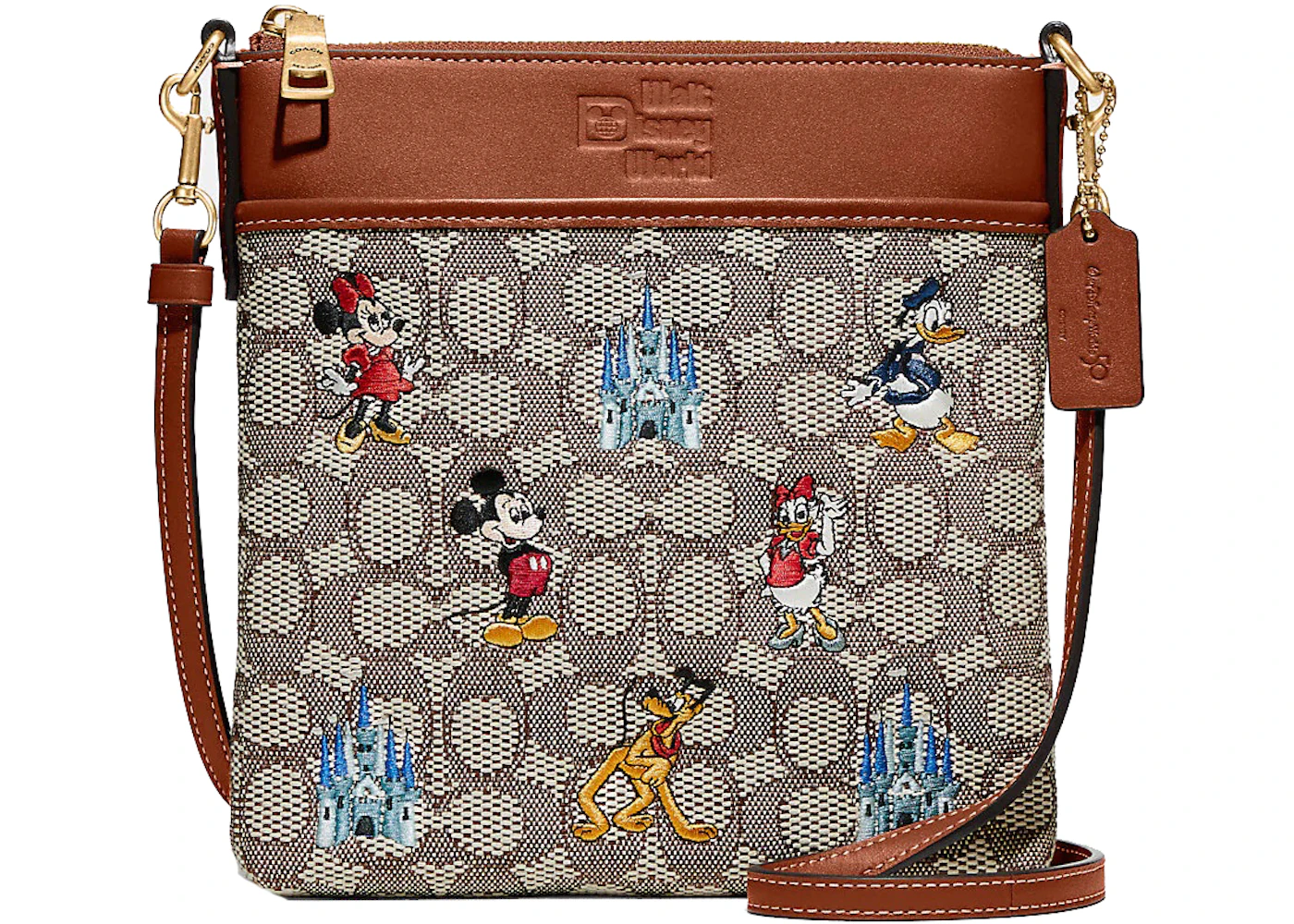 Disney x coach kitt messenger crossbody with dalmatian motif Clearance
