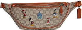 GUCCI X DISNEY Mini Vintage GG Supreme Monogram Mickey Mouse Small Belt Bag  90 36 Beige Vintage Sun Oil 772294