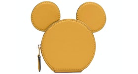 Coach x Disney Mickey Mouse Coin Case Honeycomb