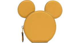 Coach x Disney Mickey Mouse Coin Case Honeycomb