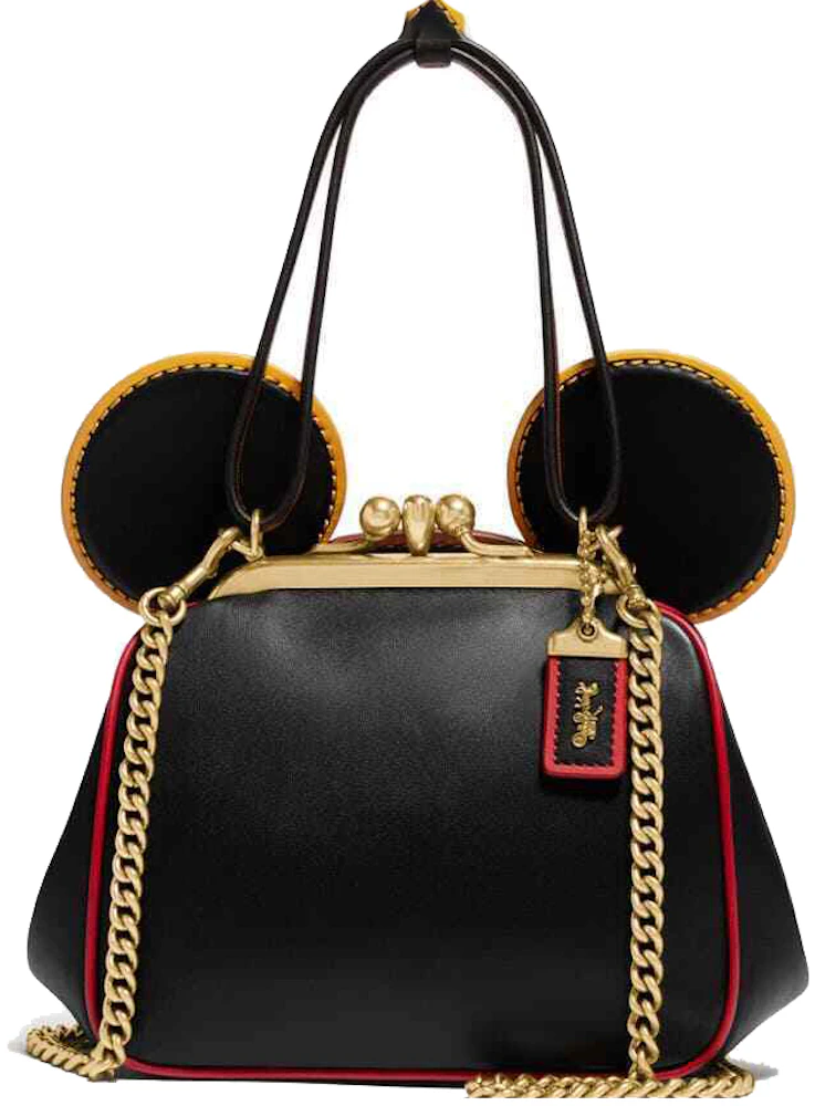 Disney x Coach Leather Mickey Mouse Backpack - Black Backpacks, Handbags -  WDICO20348