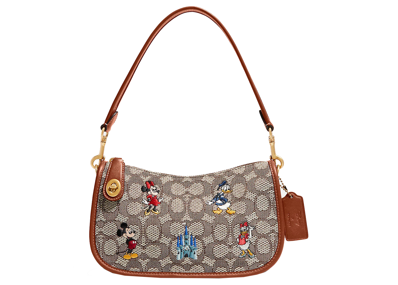 Buy Coach Disney Kitt Messenger Crossbody Bag with Patches | Chalk Color  Women | AJIO LUXE