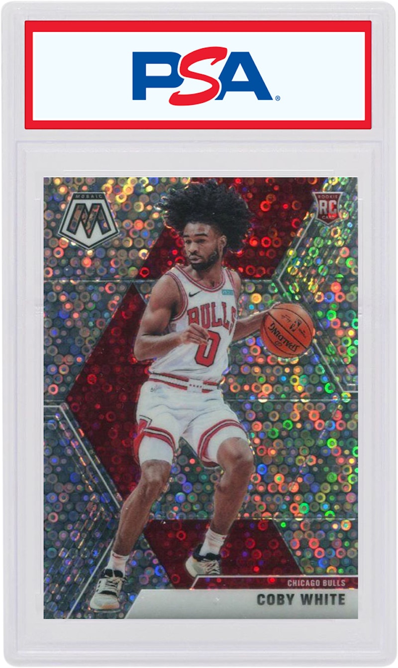 Coby White 2019 Panini Mosaic Fast Break Rookie Image Variation #211 (PSA or BGS Graded)