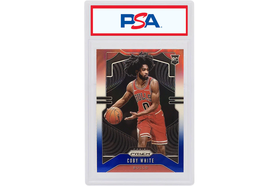 Coby White 2019 Panini Prizm Rookie Red/White/Blue #253