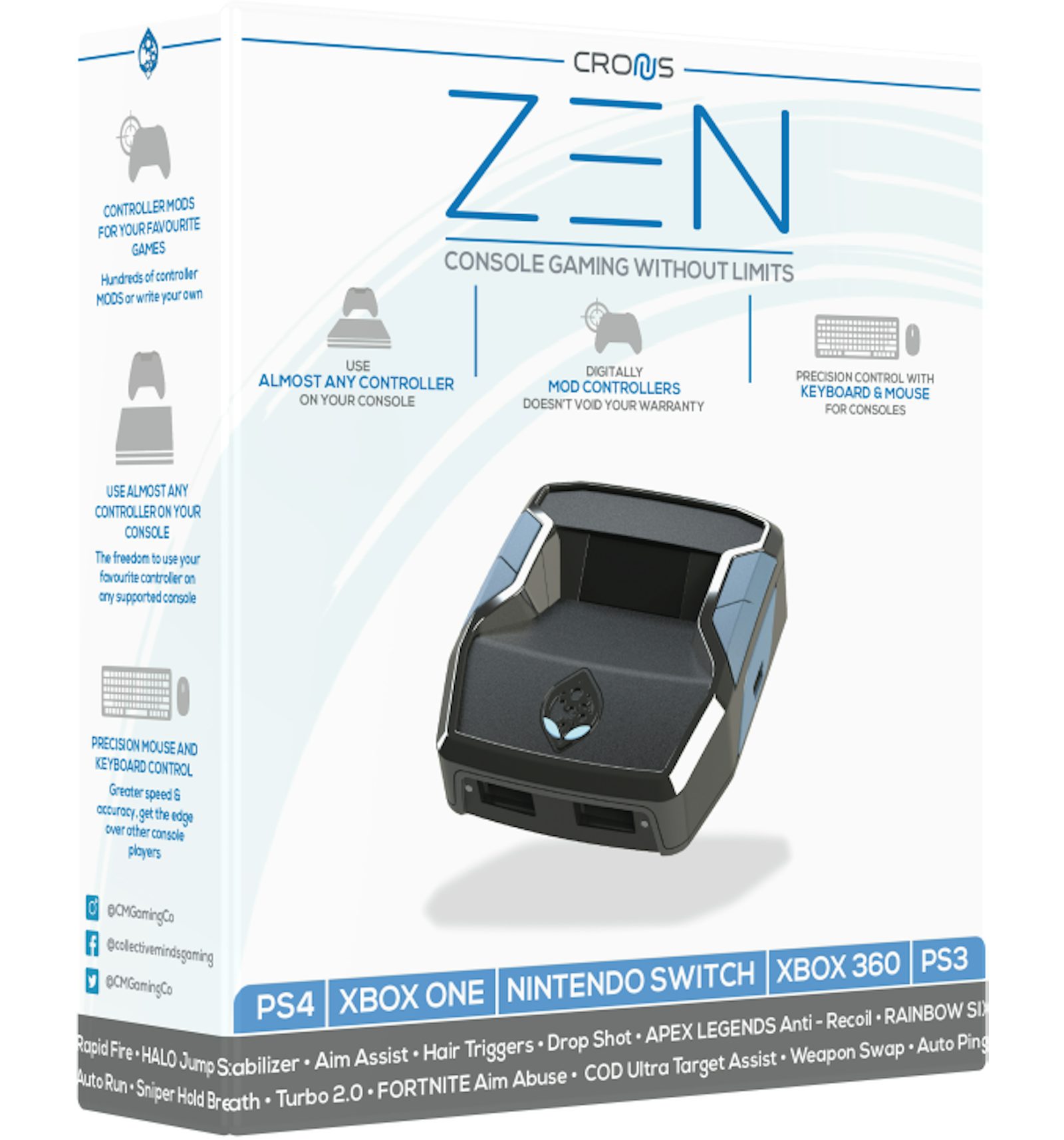 Cronus Zen Adapter For Ps4, Ps5, Xbox One, Series X L S, 51% OFF