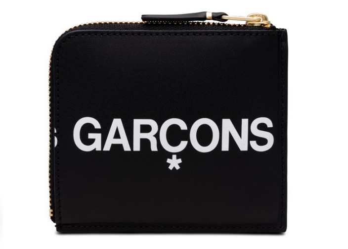 Comme des Garcons SA3100HL Huge Logo Wallet Black