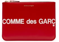 Comme des Garcons SA5100HL Huge Logo Wallet Red