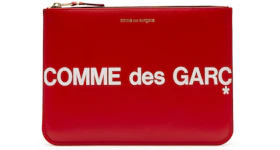 Comme des Garcons SA5100HL Huge Logo Wallet Red