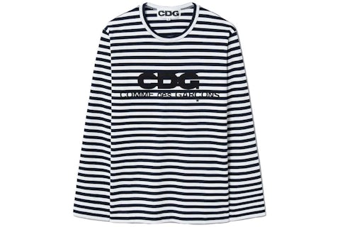 Long Sleeve Maglia Comme De Garcons Garcons Striped Shirt Comme De