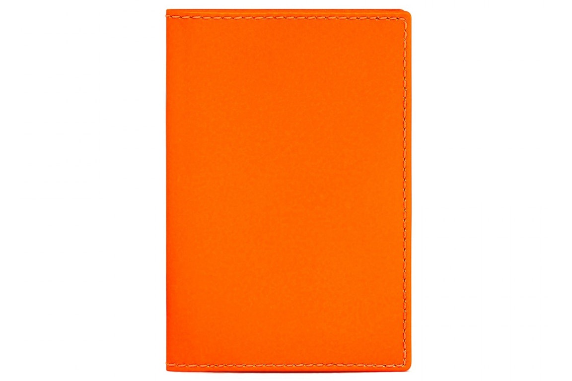 Pre-owned Comme Des Garçons Comme Des Garcons Sa6400sf New Super Fluo Passport Cover Orange