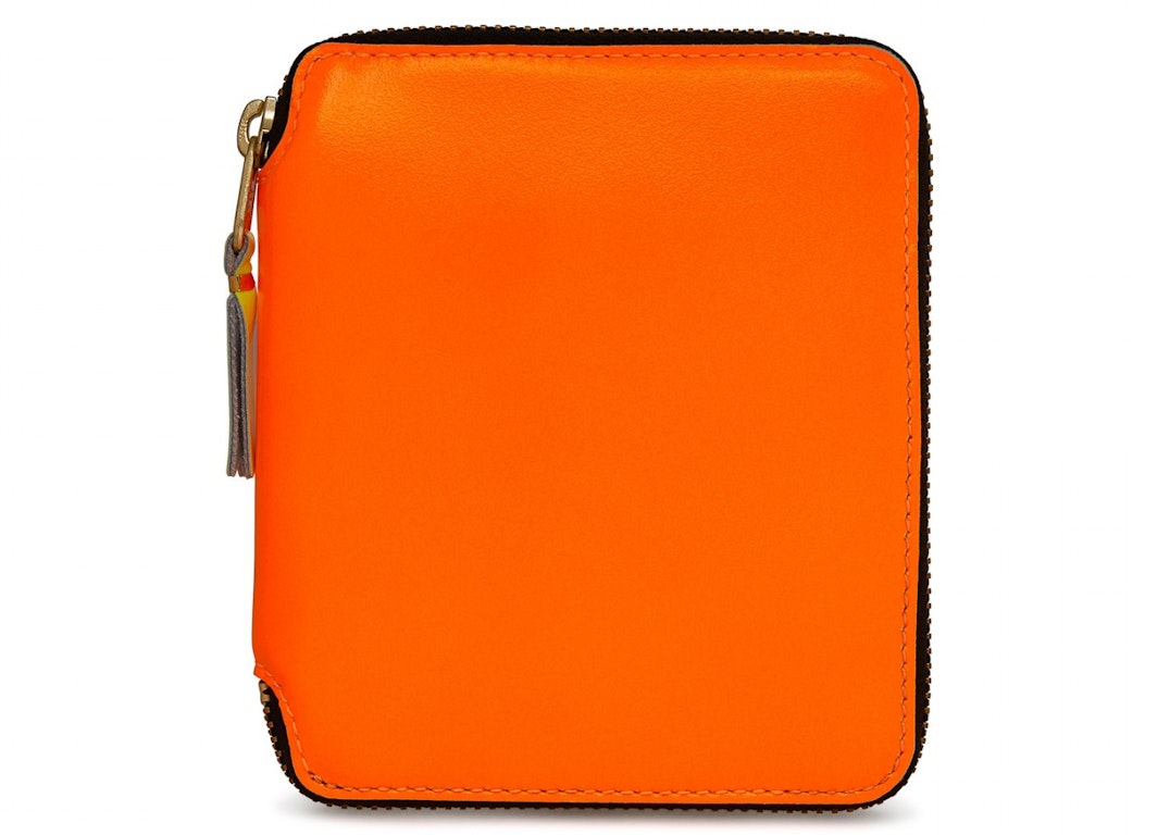 Pre-owned Comme Des Garçons Comme Des Garcons Sa2100sf New Super Fluo Wallet Orange