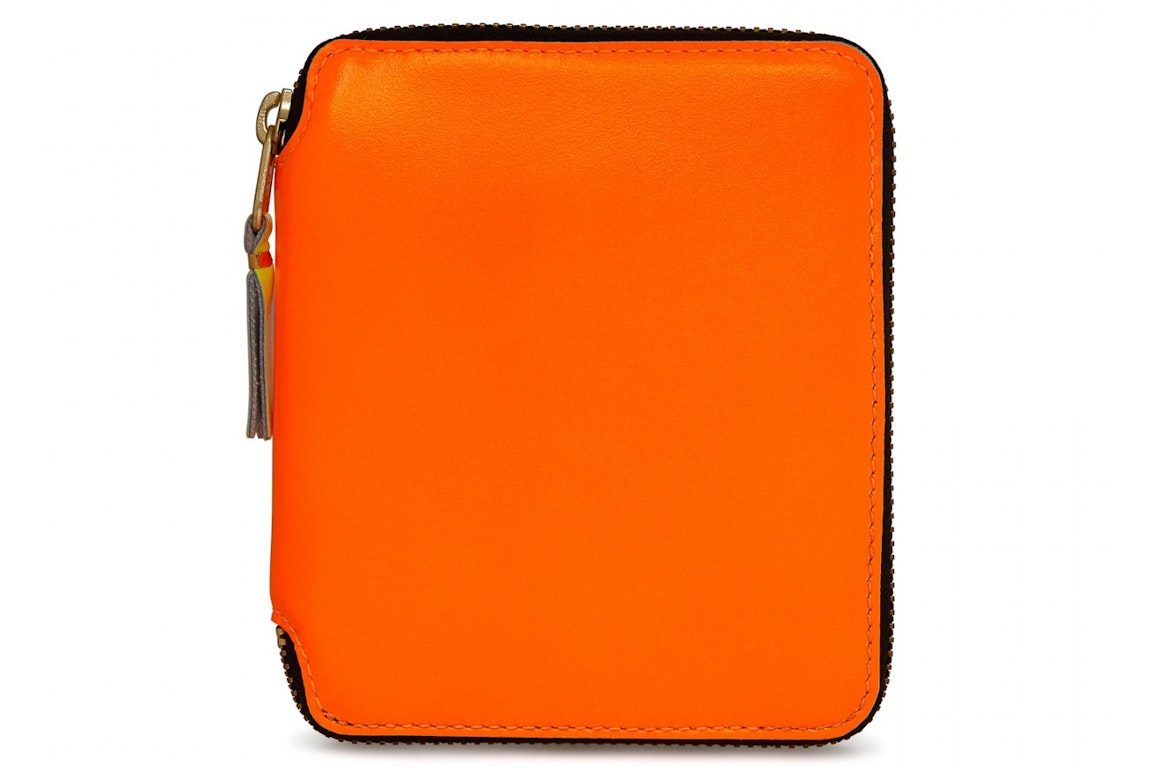 Pre-owned Comme Des Garçons Comme Des Garcons Sa2100sf New Super Fluo Wallet Orange