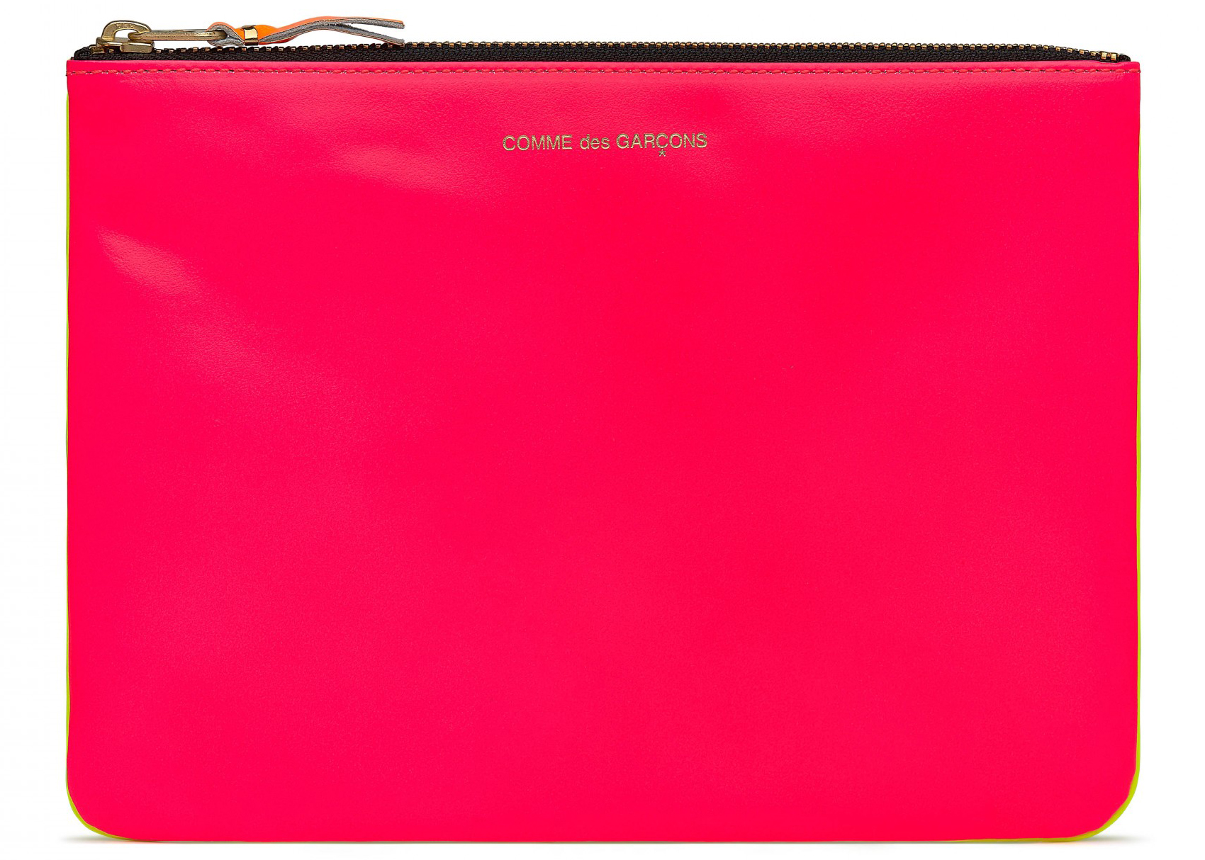 Comme des Garcons SA5100SF New Super Fluo Wallet Pink/Yellow in